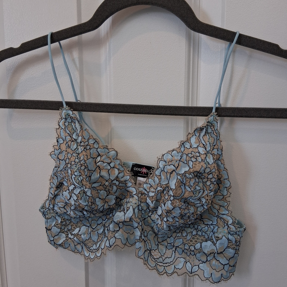 Cosabella Blue Lace Pret A Porter Bralette